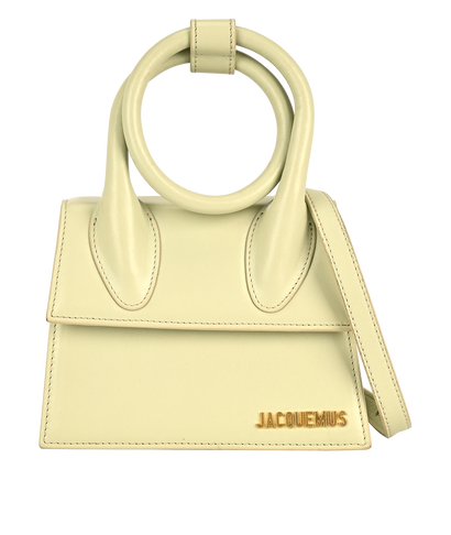 Le Chiquito Noeud, &pound;250, Handbags, Green, Leather, Front view